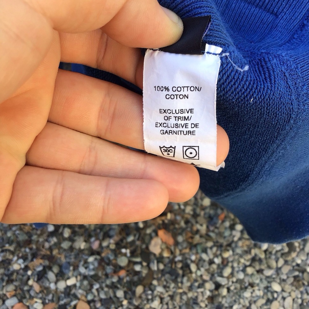 Reigning Champ Men's Medium Blue Crewneck Sweatshirt Canada Gym Workout Yoga - Picture 7 of 8